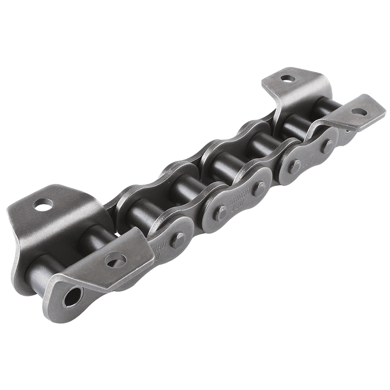 Attached plate conveyor chains  