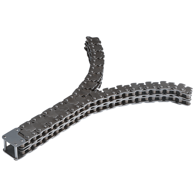 Double fastener rigid chain